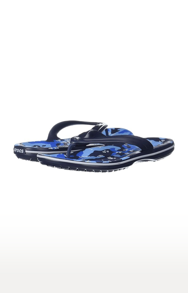 Men s Blue Solid Slippers