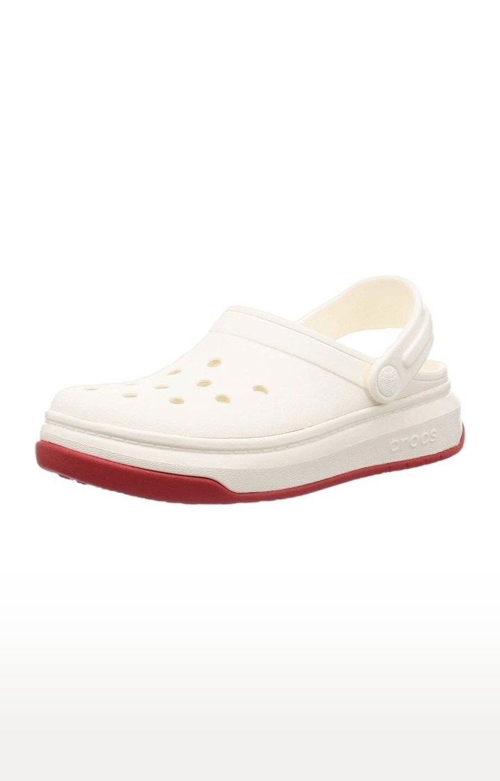 Crocband Full Force White Clog Sandal For Men