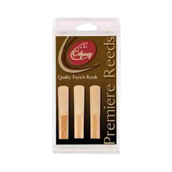 Odyssey Premiere ORP30S Soprano Saxophone Reeds, Strength 3.0, 3-Pack