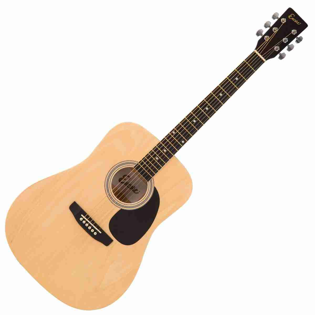 Encore EW-100N Full-Size 6-String Acoustic Guitar, Natural 4