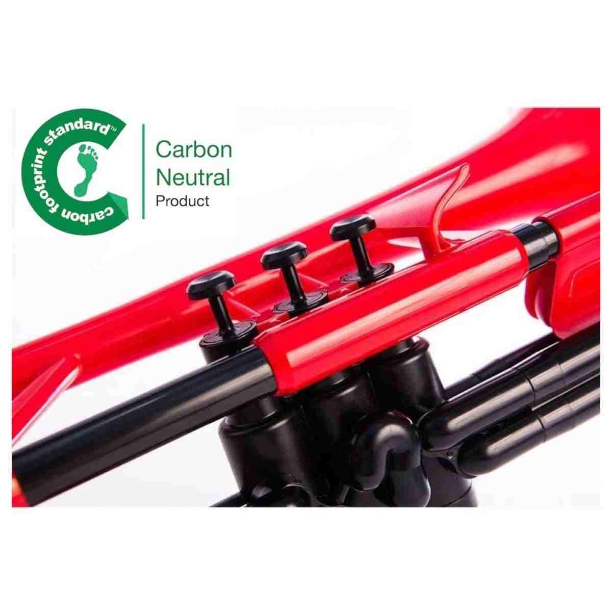 pInstrument pCornet PCORNET1R Plastic Cornet in Bb, Red 5