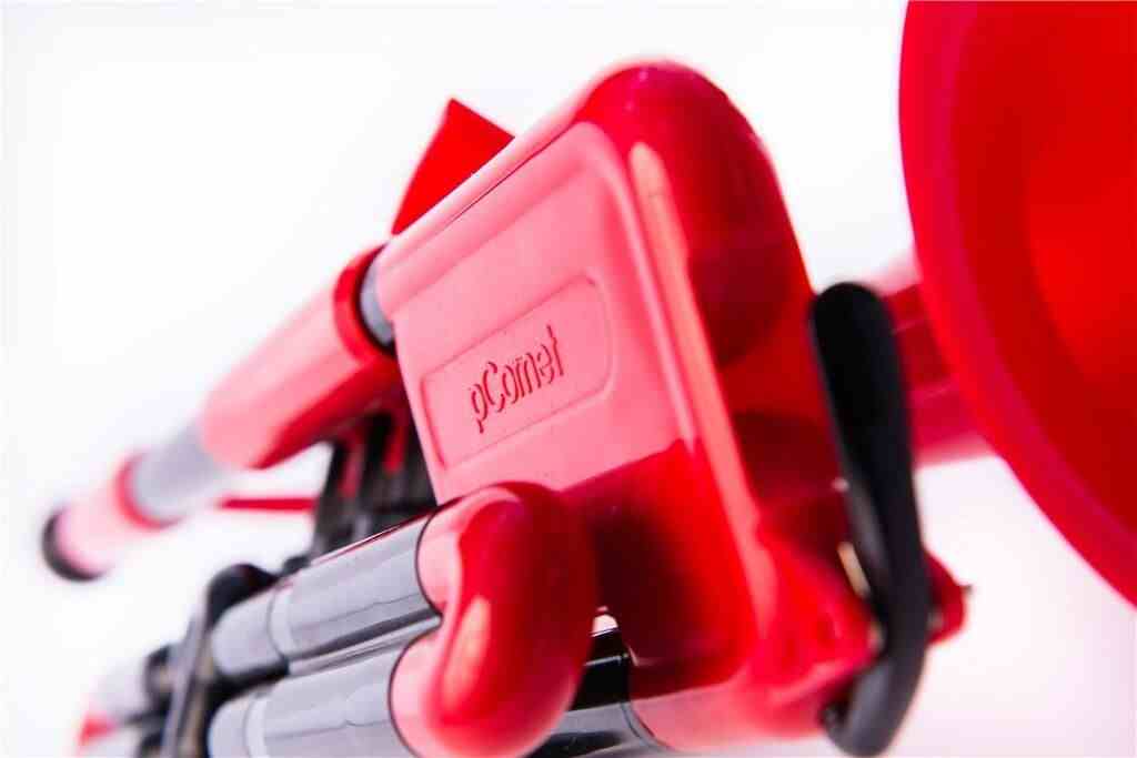 pInstrument pCornet PCORNET1R Plastic Cornet in Bb, Red 2