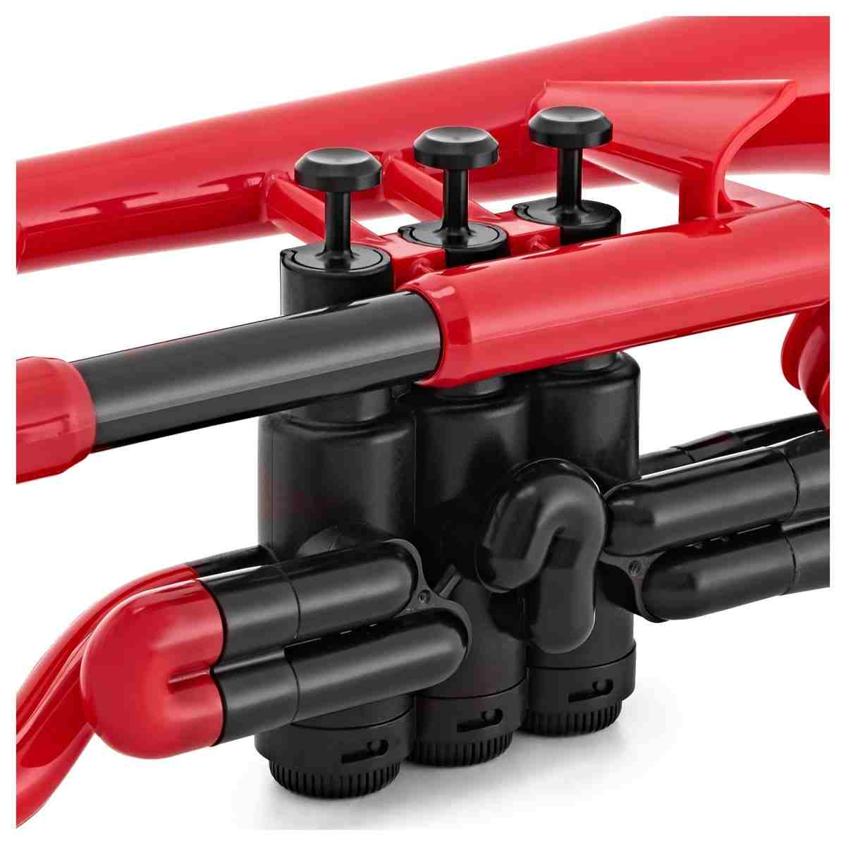 pInstrument pCornet PCORNET1R Plastic Cornet in Bb, Red 8