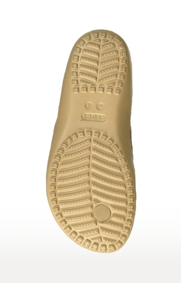 Crocs | Women's Brown Solid Slippers 2
