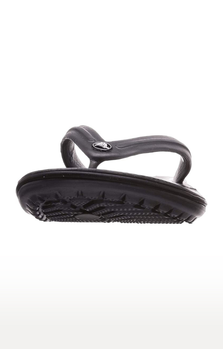 Men's Black Solid Slippers