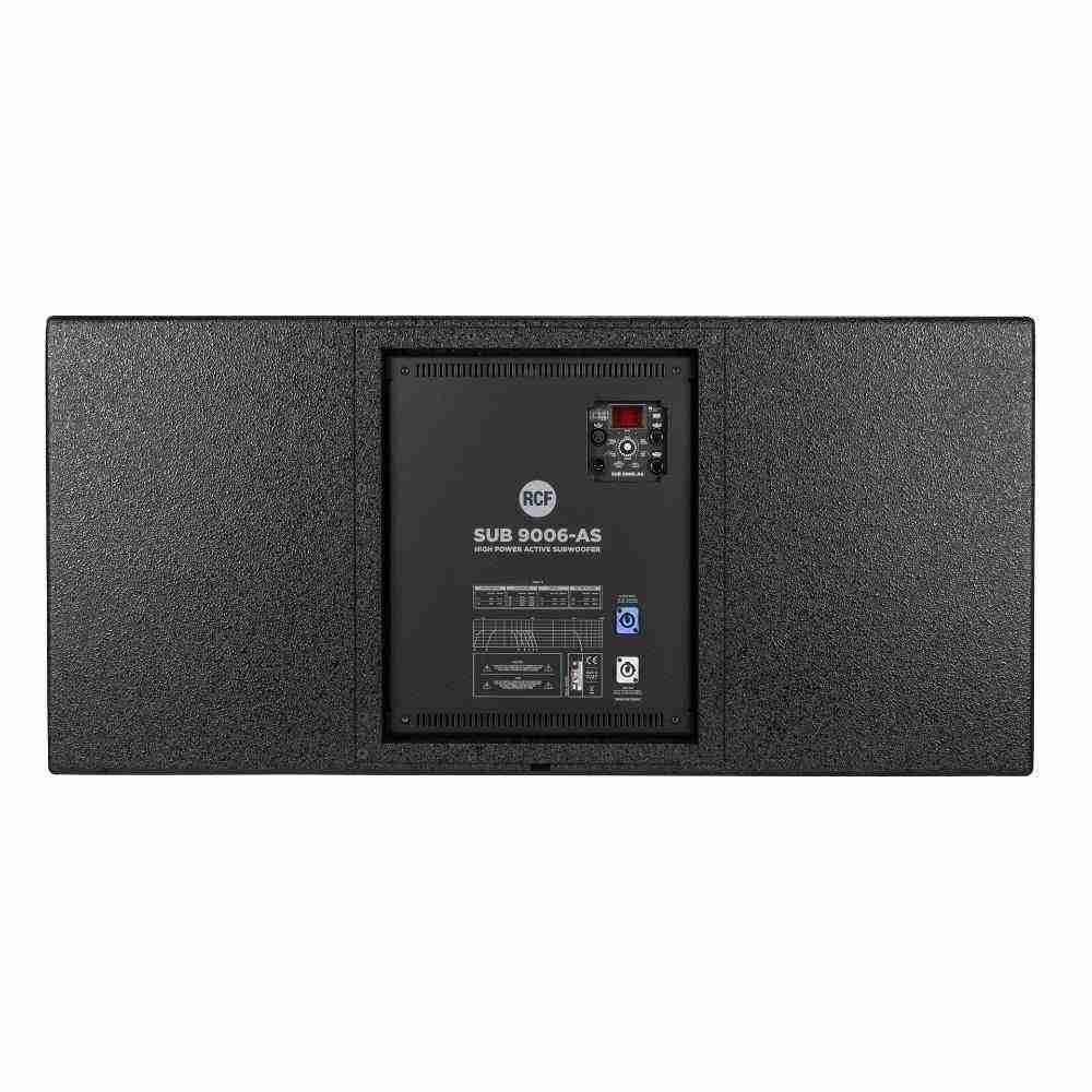 RCF SUB 9006-AS مضخم صوت جهير نشط مزدوج 18 بوصة بقدرة 7200W 3