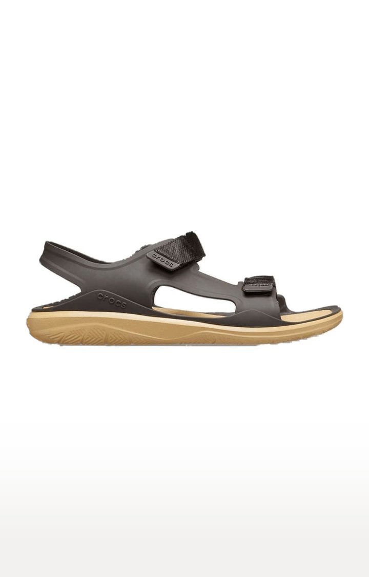 Crocs men hotsell grey sandals