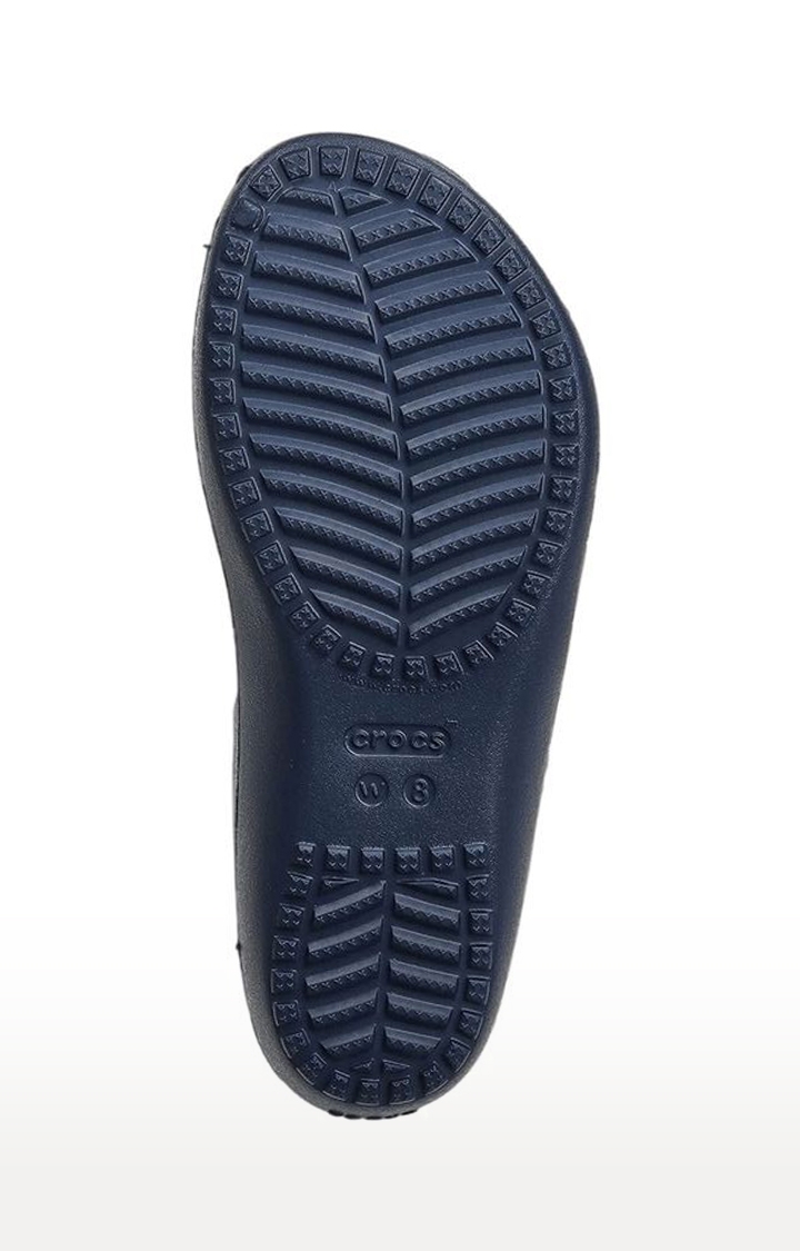 Crocs | Women's Blue Solid Flat Slip-ons 2