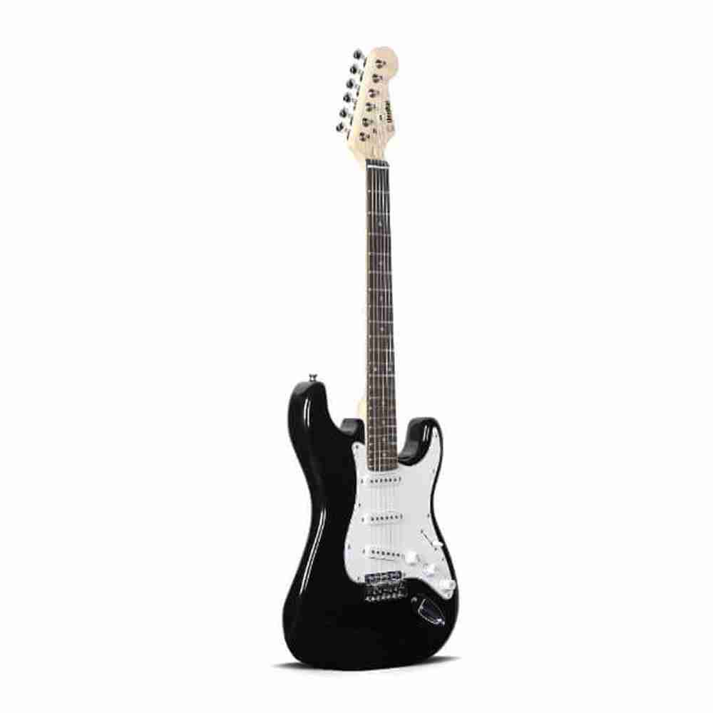 Unistar L-G1 Electric Guitar Pack, 6-String Right-Handed, Black 3