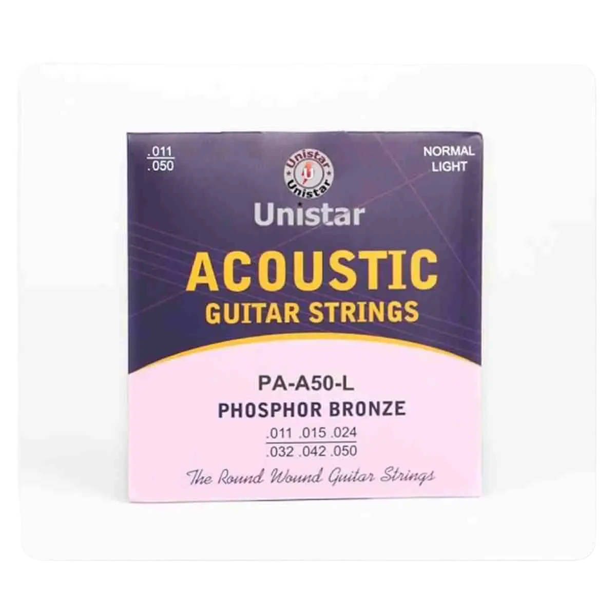 أوتار جيتار أكوستيك Unistar Pa-A50-L 1