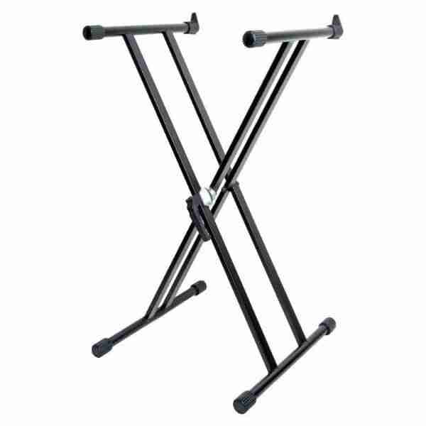 Unistar KS017 Double-Braced Adjustable X-Style Keyboard Stand 2