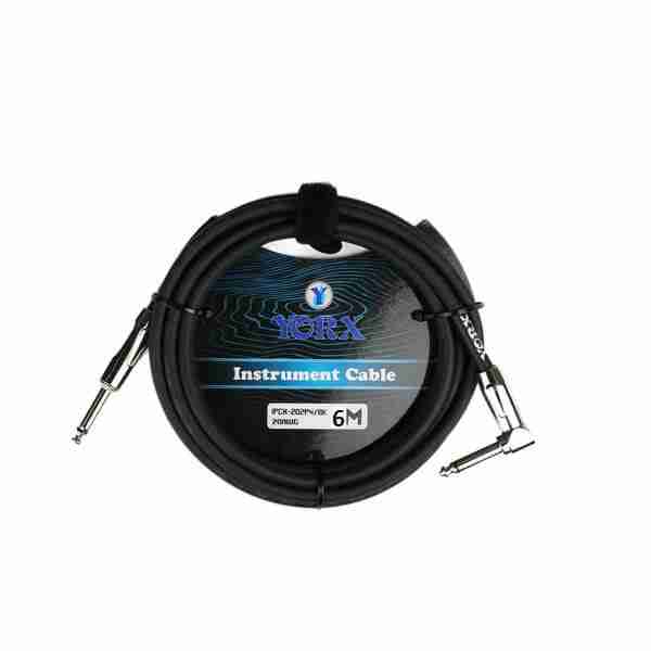 كابل آلات موسيقية Yorx IPCX-202PN-6M، 6 أمتار، جاك 1/4" مستقيم إلى زاوية قائمة 2