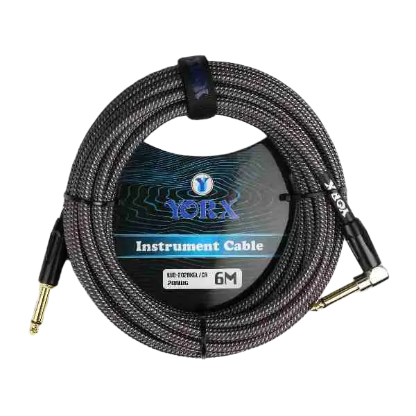 Yorx IWB-202BXGL-6M Instrument Cable, 6m, 1/4-inch Jack to Jack 1