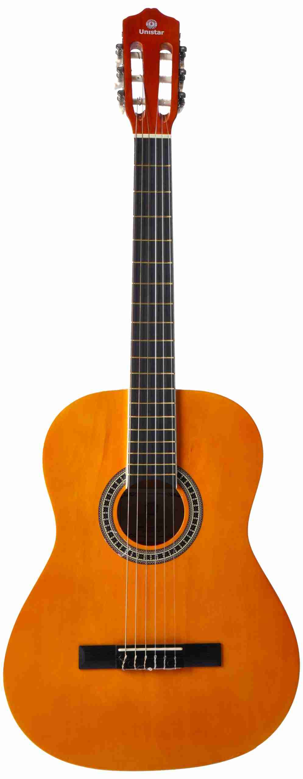 Unistar L-305-39-N Full-Size 39-Inch Nylon-String Classical Guitar, Natural 2