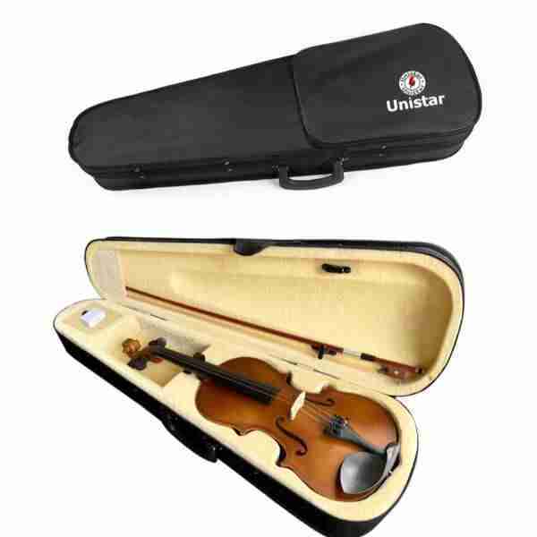 Unistar V-35 MB 4/4 Full Size Student Violin, Matte Brown 2