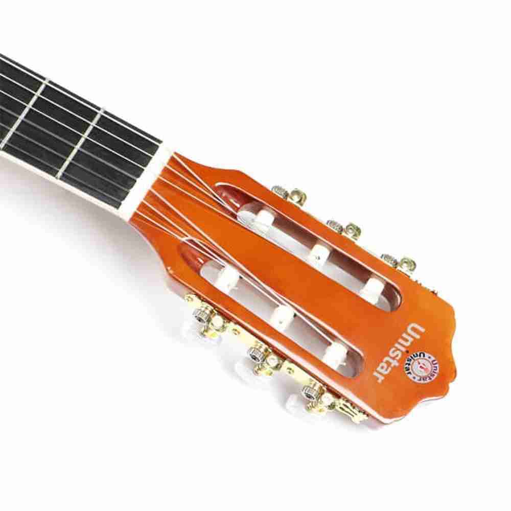 Unistar L-320-N Full Concert Size 6-String Classical Guitar, Natural 3