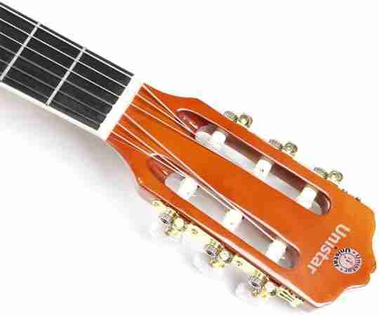 Unistar L-320-NY Full Concert Size 6-String Classical Guitar with Nylon Strings 9