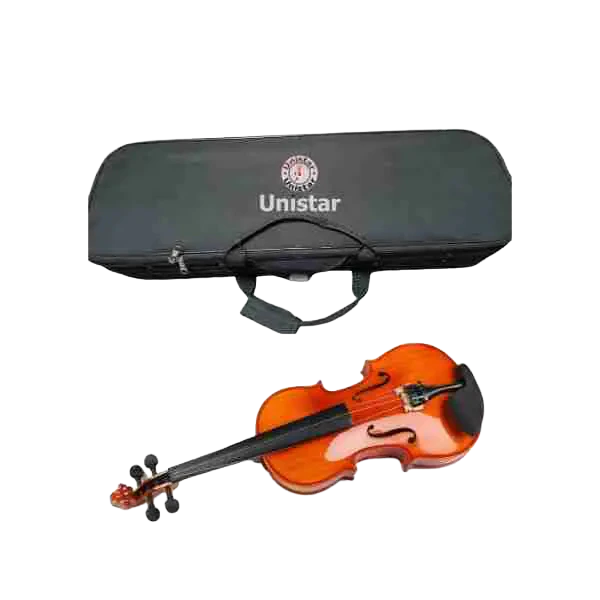 Unistar V-80S-44 Full Size 4/4 Solid Wood Violin Outfit