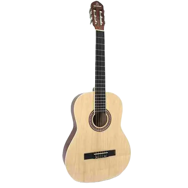 UNISTAR EC3900-N 39-Inch Full Size 6-String Nylon Classical Guitar with Gig Bag, Natural