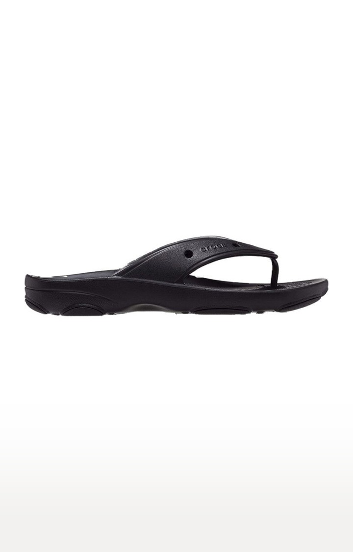 Crocs men's  Black Slipper(Classic All Terrain Flip flop 207712-001)