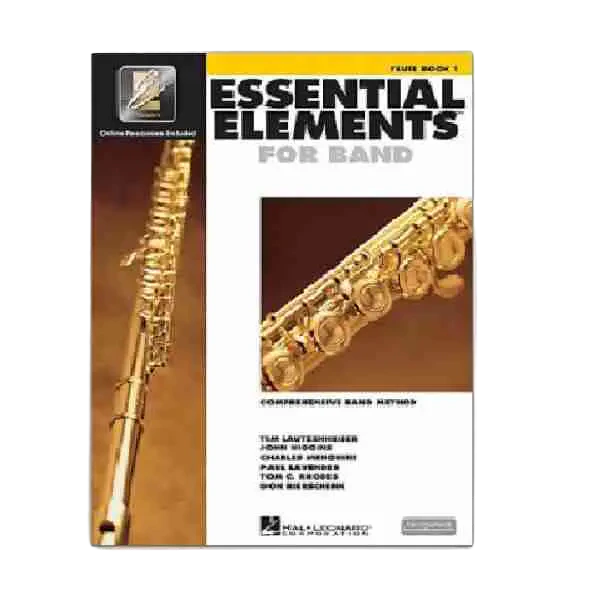 Hal Leonard كتاب Essential Elements for Band للفلوت الكتاب الأول مع مقاطع صوتية عبر الإنترنت 1