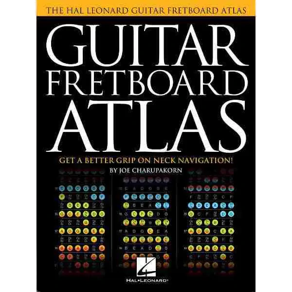 Hal Leonard كتاب Guitar Fretboard Atlas للتنقل على رقبة الغيتار 1