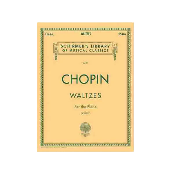 Chopin Waltzes for Piano Solo, Schirmer Library of Classics Vol. 27 1