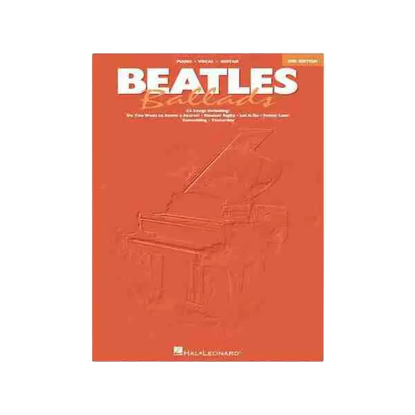 Hal Leonard كتاب أغاني The Beatles Ballads الإصدار الثاني للبيانو/الغناء/الجيتار