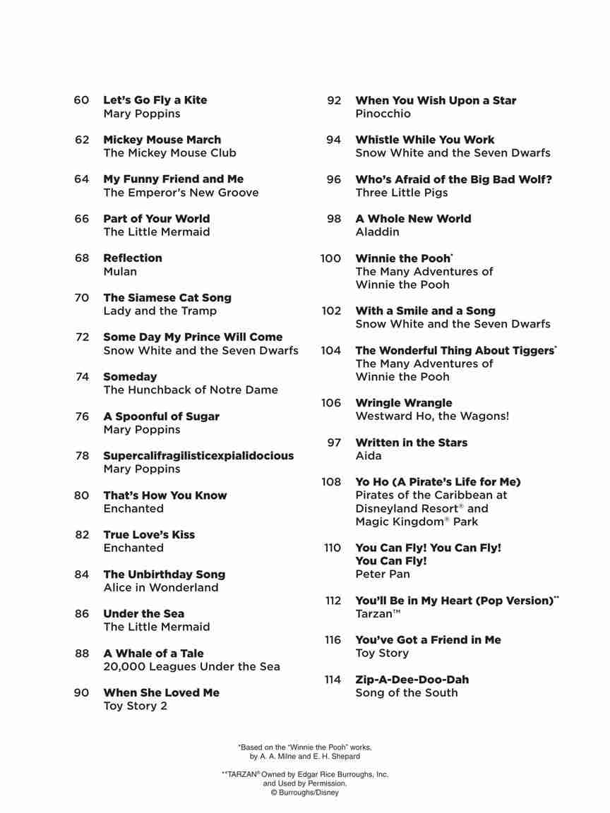 Hal Leonard كتاب أغاني ديزني السهل جدًا للبيانو المبسط 4