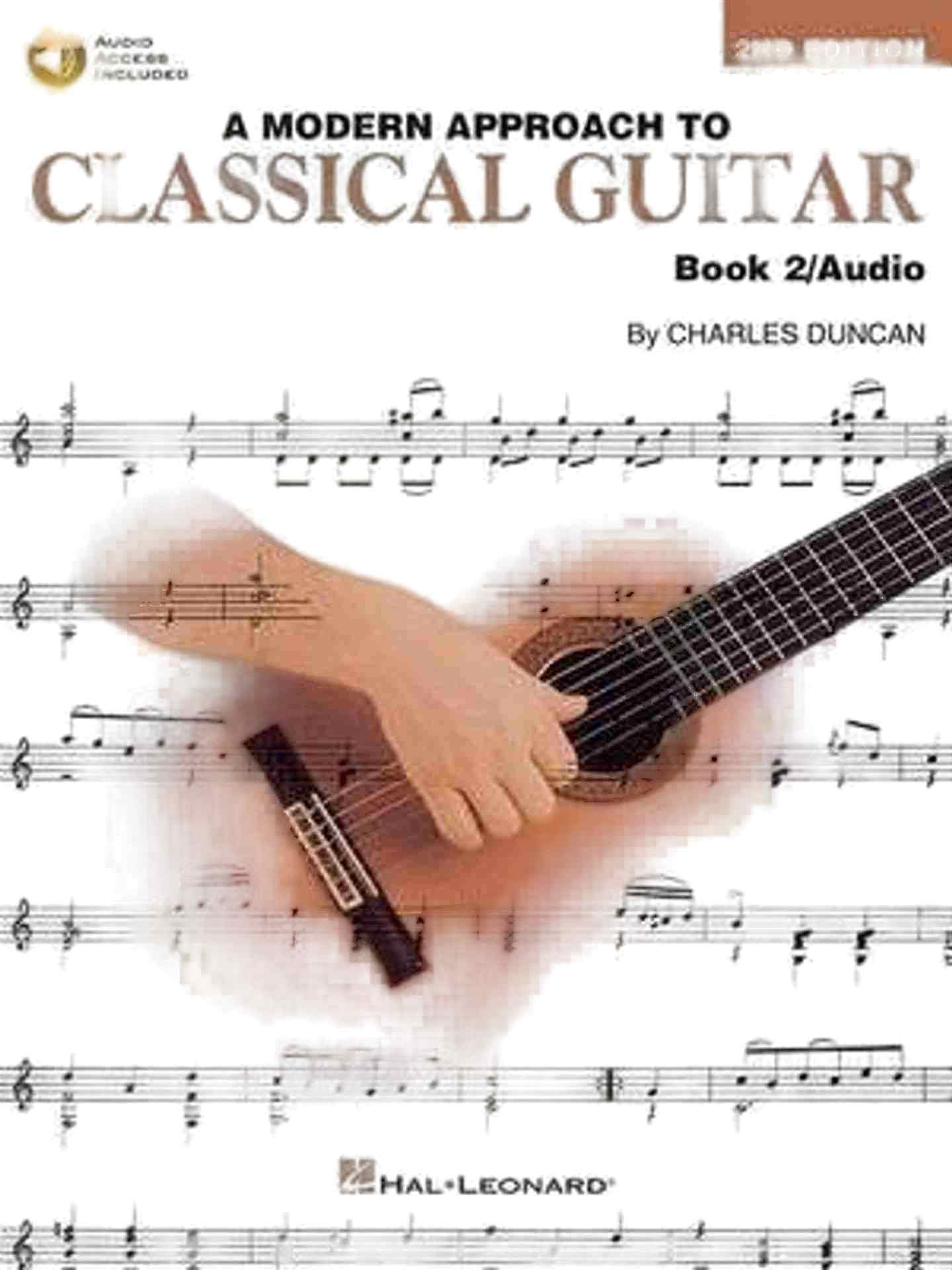 Hal Leonard A Modern Approach to Classical Guitar Book 2 (2nd Edition) Guitar Method Book 2