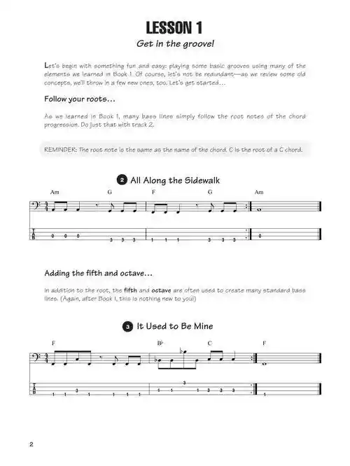 Hal Leonard FastTrack Bass Method Book 2 with Online Audio 5