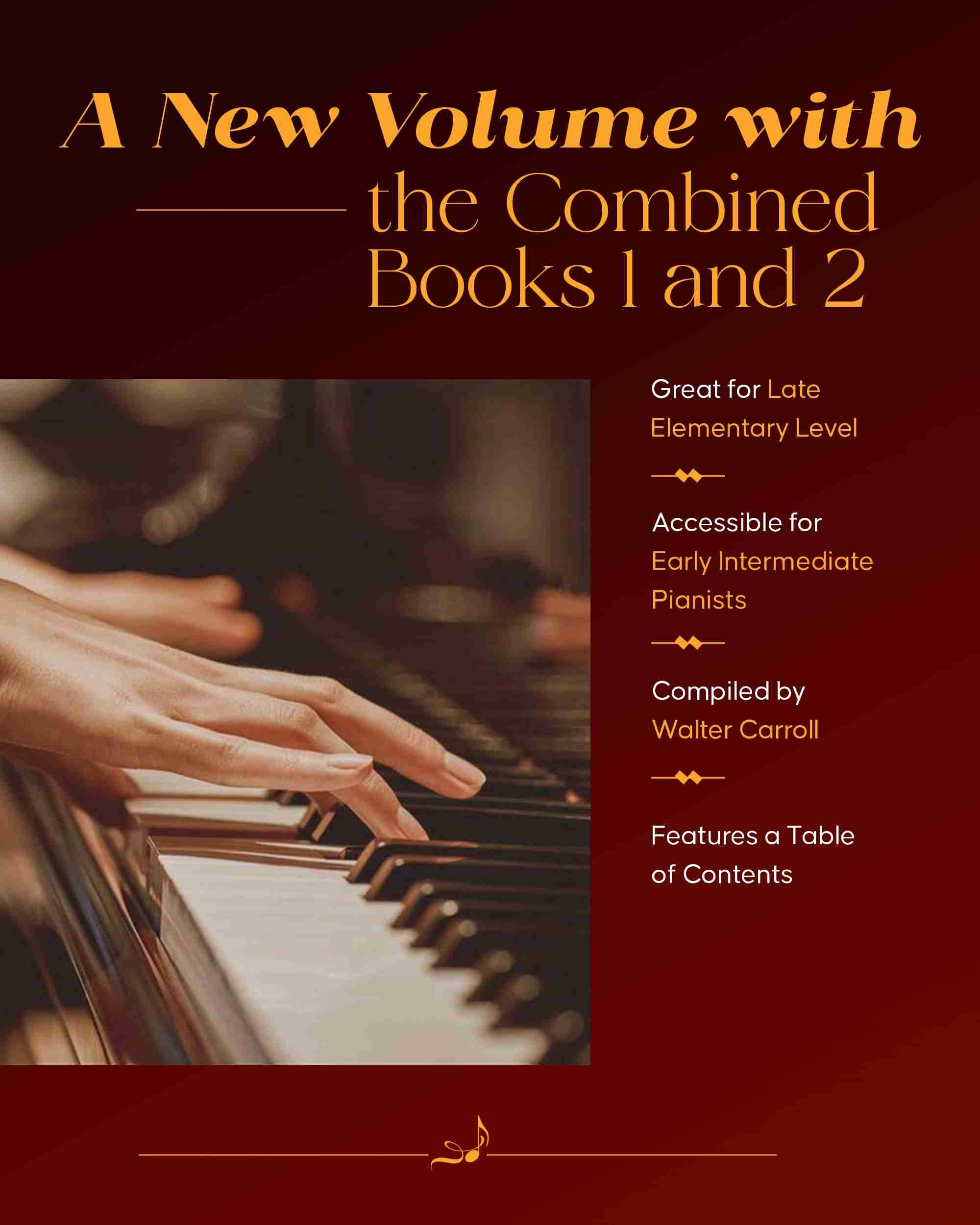G. Schirmer First Lessons in Bach Complete Piano Book (Books I & II) 2