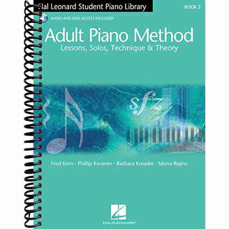 Hal Leonard كتاب منهج البيانو للكبار 2 مع صوتيات عبر الإنترنت 2