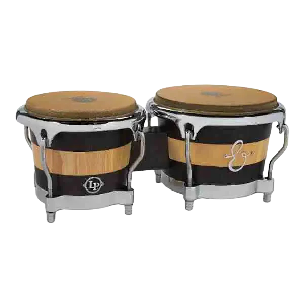 LP E-Class Bongo Set (LP201AX-EC) with Siam Oak Shells and Rawhide Heads