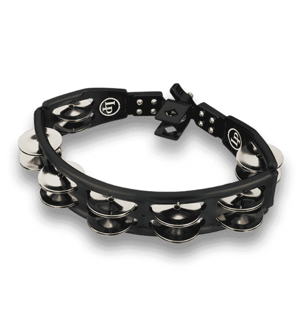 LP LP160 Cyclops Mountable Tambourine with Steel Jingles, Black 3