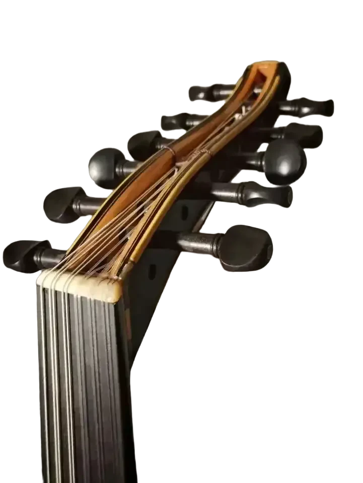 Zeriab Shami C-sh0+ Syrian Style Oud, Handcrafted with Cedar Top and Walnut Bowl 4