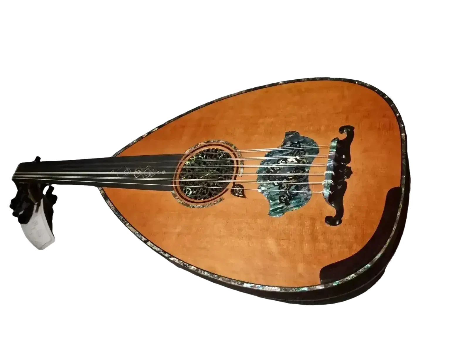Zeriab Shami C-sh0+ Syrian Style Oud, Handcrafted with Cedar Top and Walnut Bowl