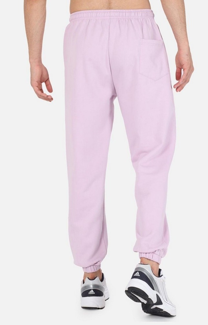 Men's Purple Solid Casual Joggers