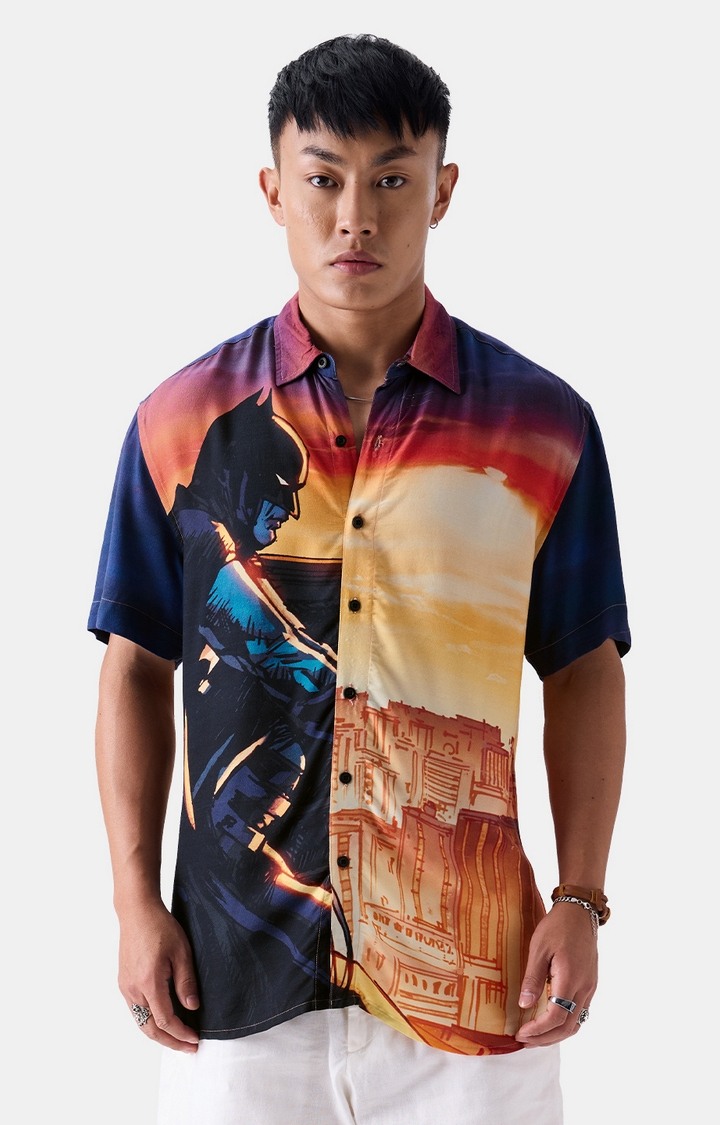 Men's Official DC Caped Crusader Holiday Shirts