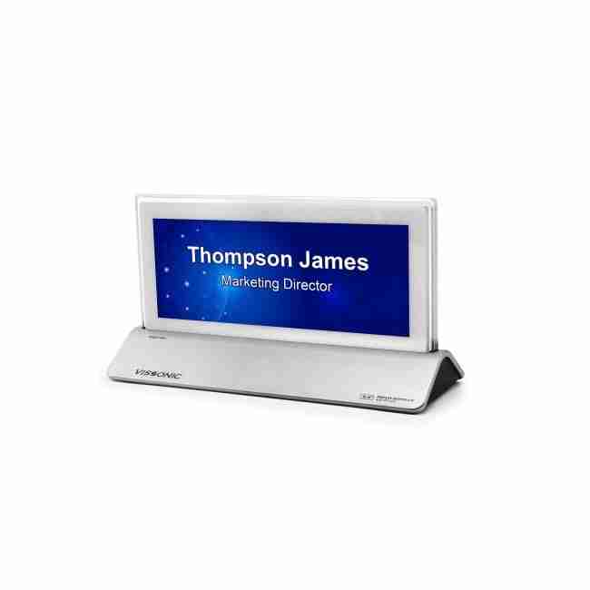 10" Name-Plate Screen System, Black وحدة عرض الشاشة 10 بوصة لقاعات الاجتماعات، اسود 2