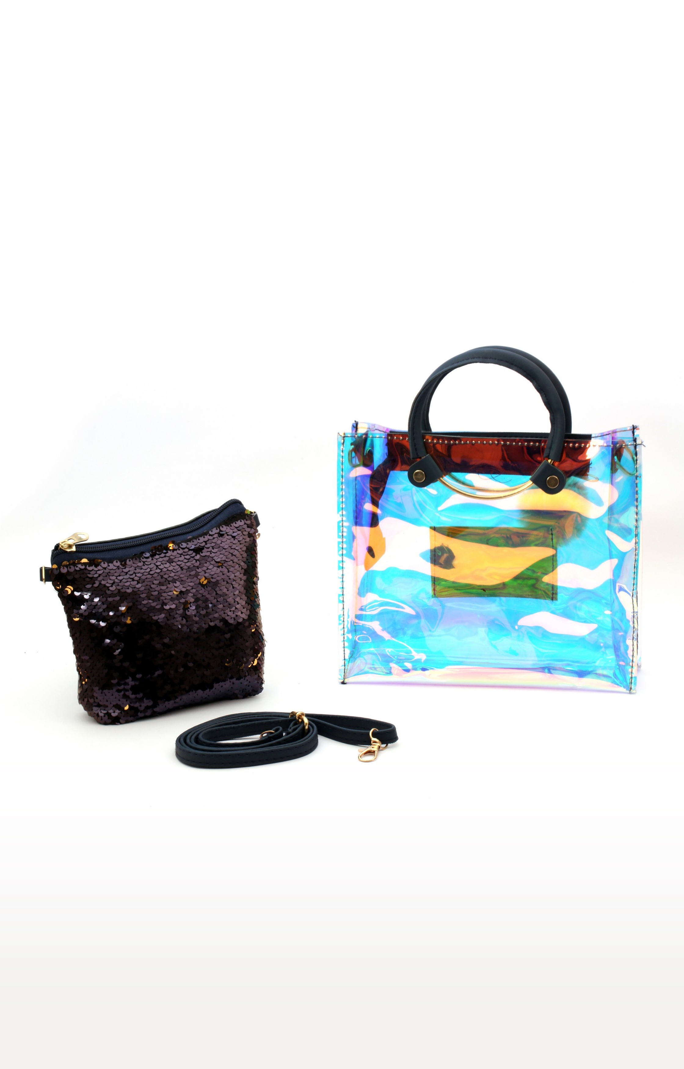 EMM | Lely's Sling Bag With Sequence/Shimmer Pouch Inside (Multi-Colour) 1