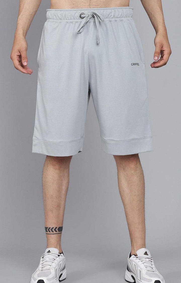 Men's Steel Grey Solid Co-ords
