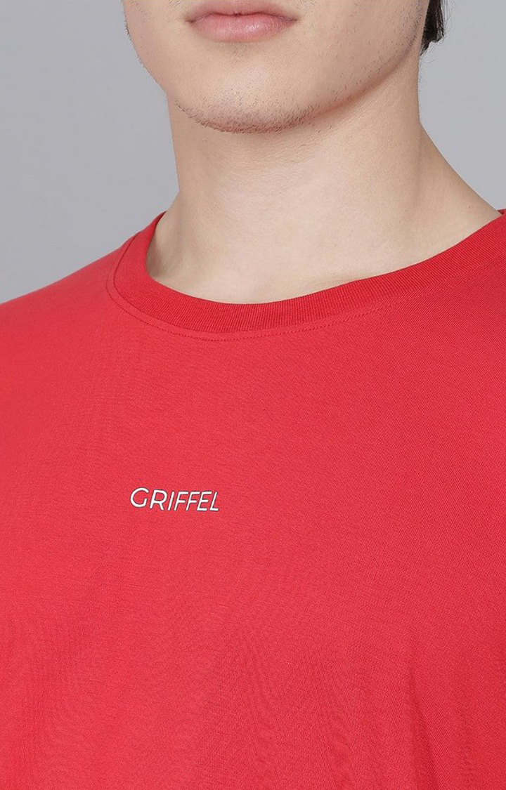 Men's Red Solid Tracksuits