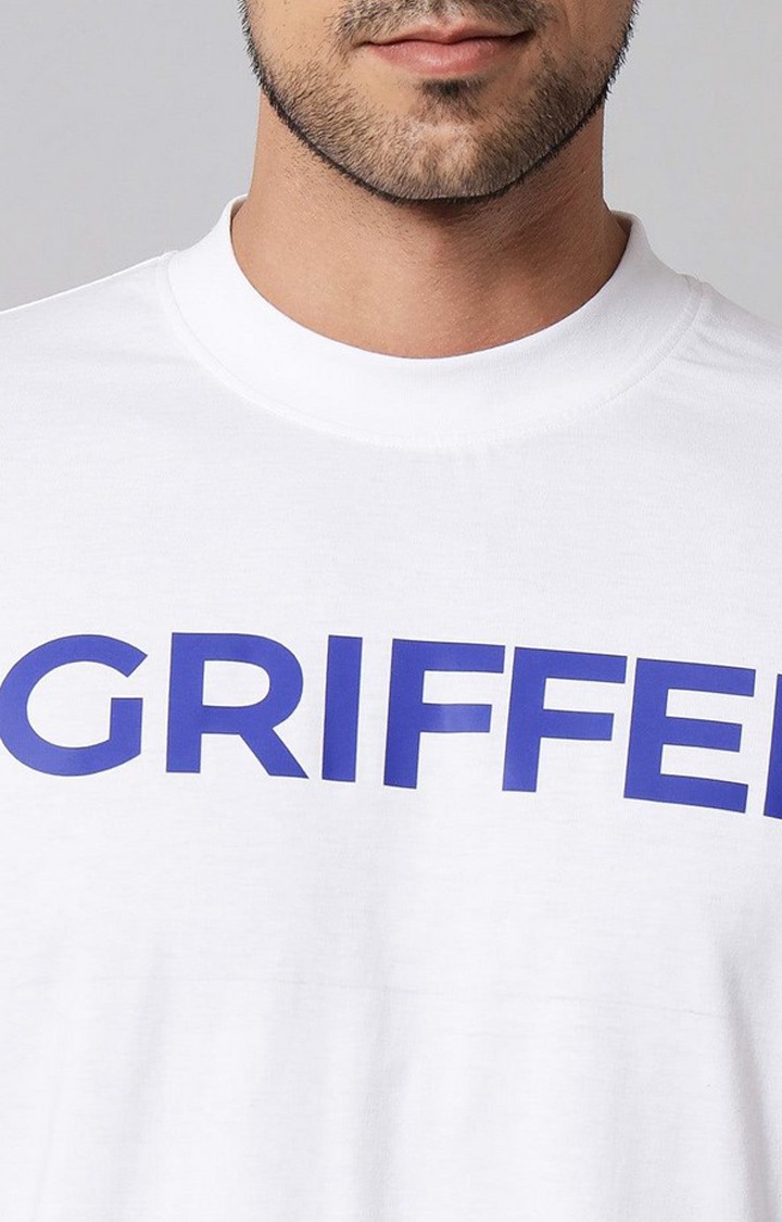 Men's White Typographic Co-ords