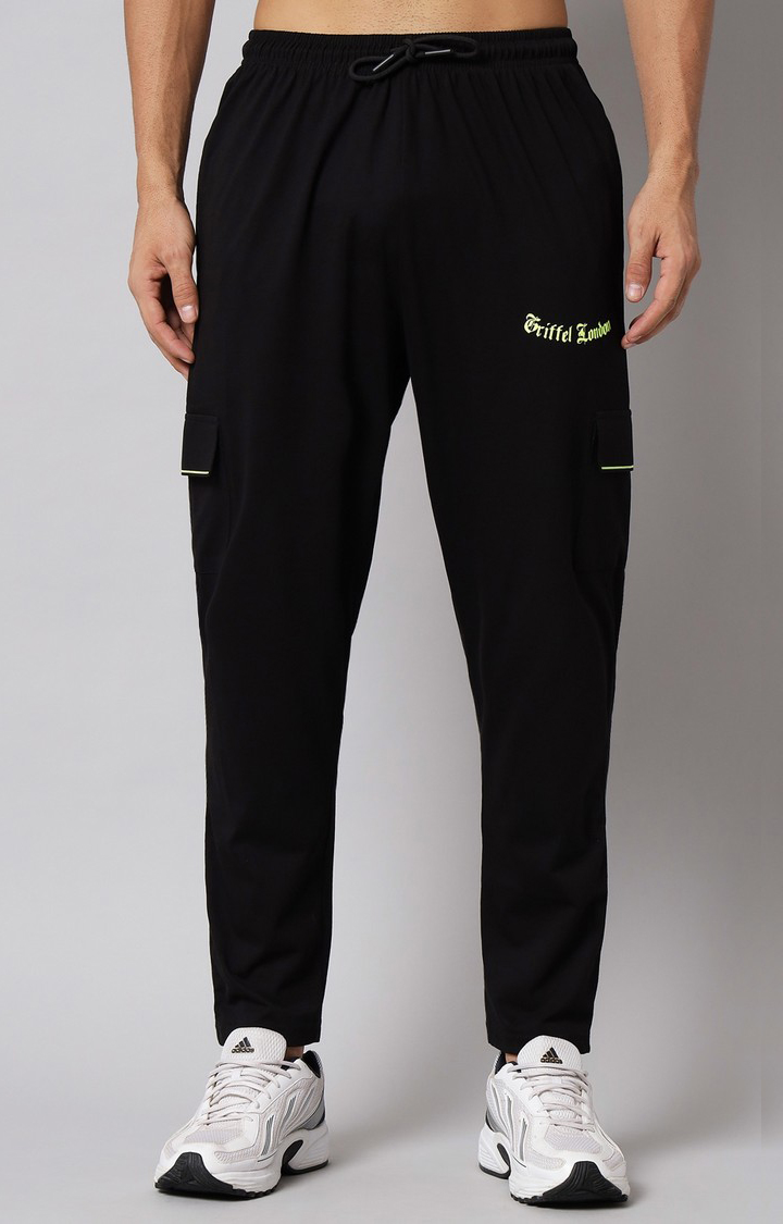 Men's Black Typographic Co-ords