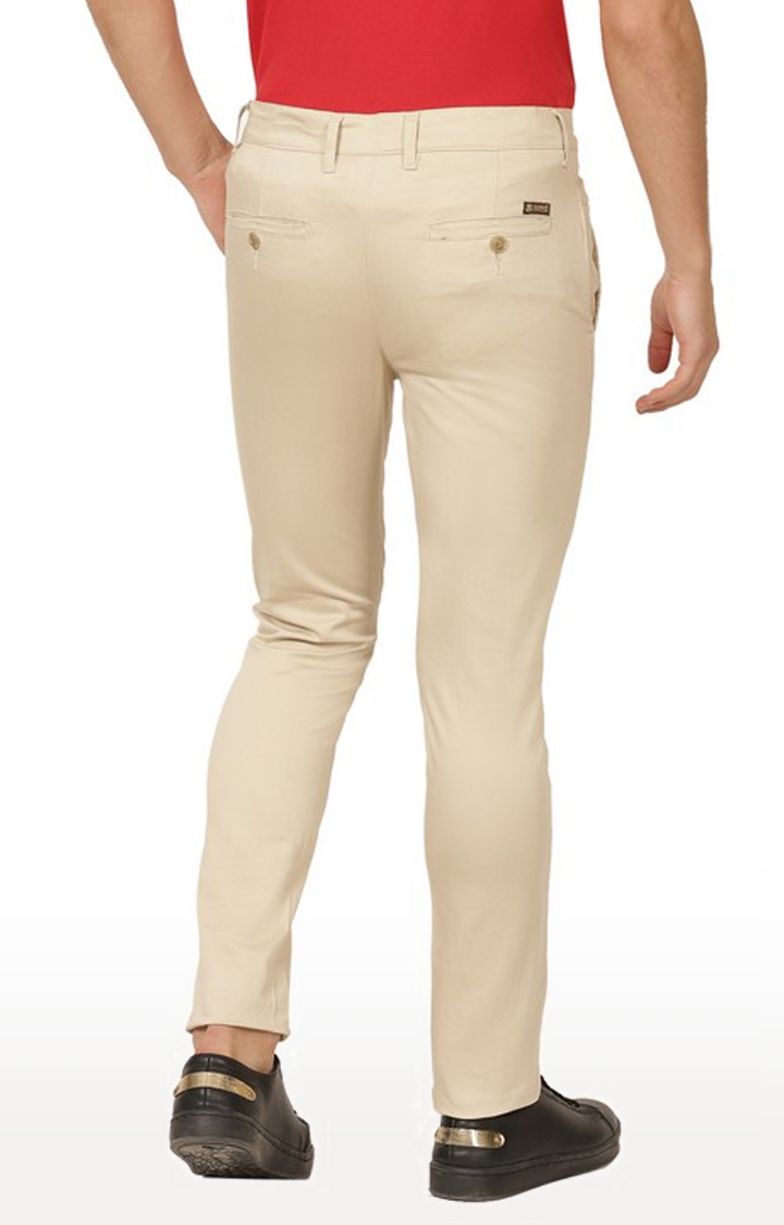 Buy TIM ROBBINS MEN'S TROUSERS BEIGE COLOR SLIM FIT COTTON BLEND FORMAL  TROUSERS Online at Best Prices in India - JioMart.