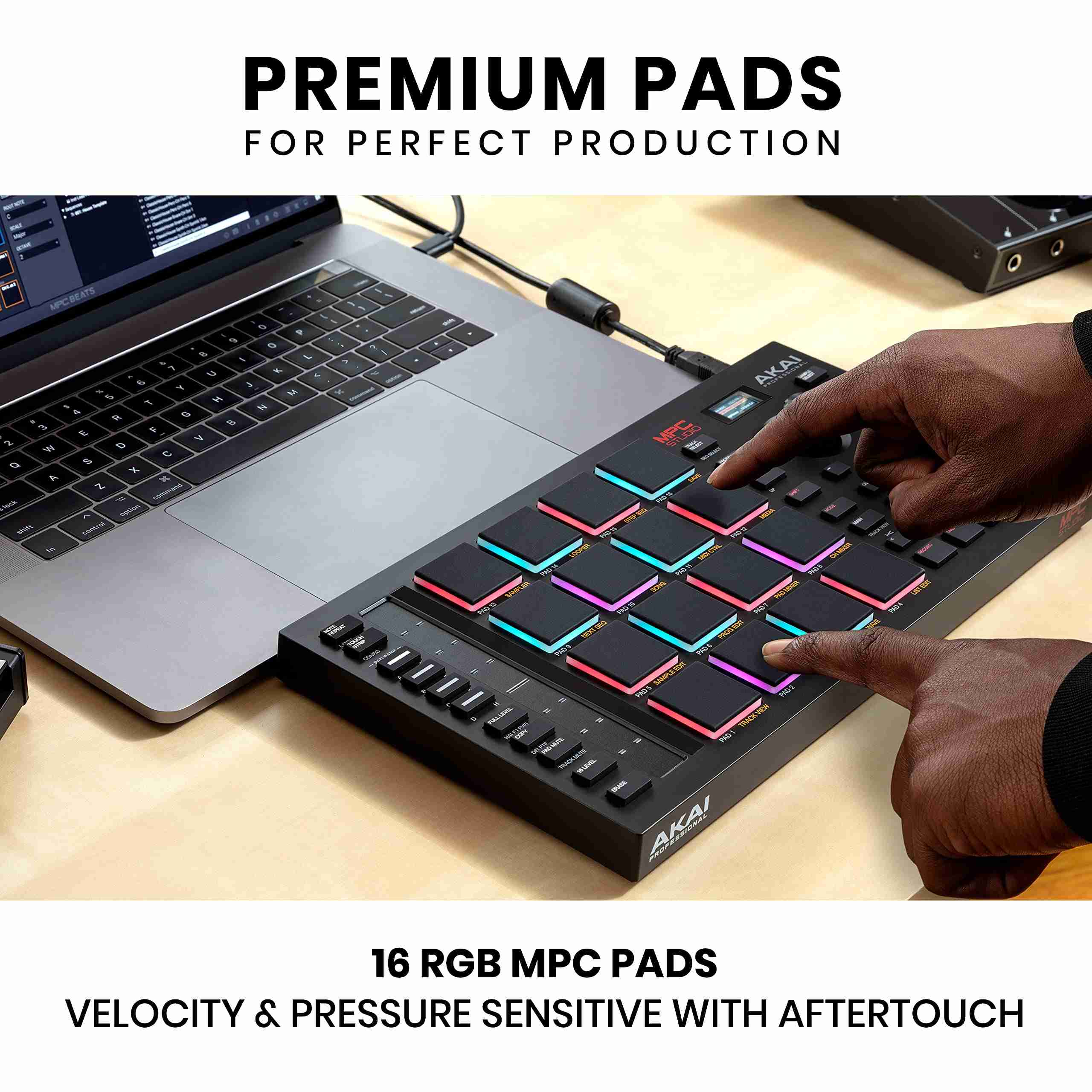 Akai Professional MPC Studio 2 MIDI Controller for Music Production 3