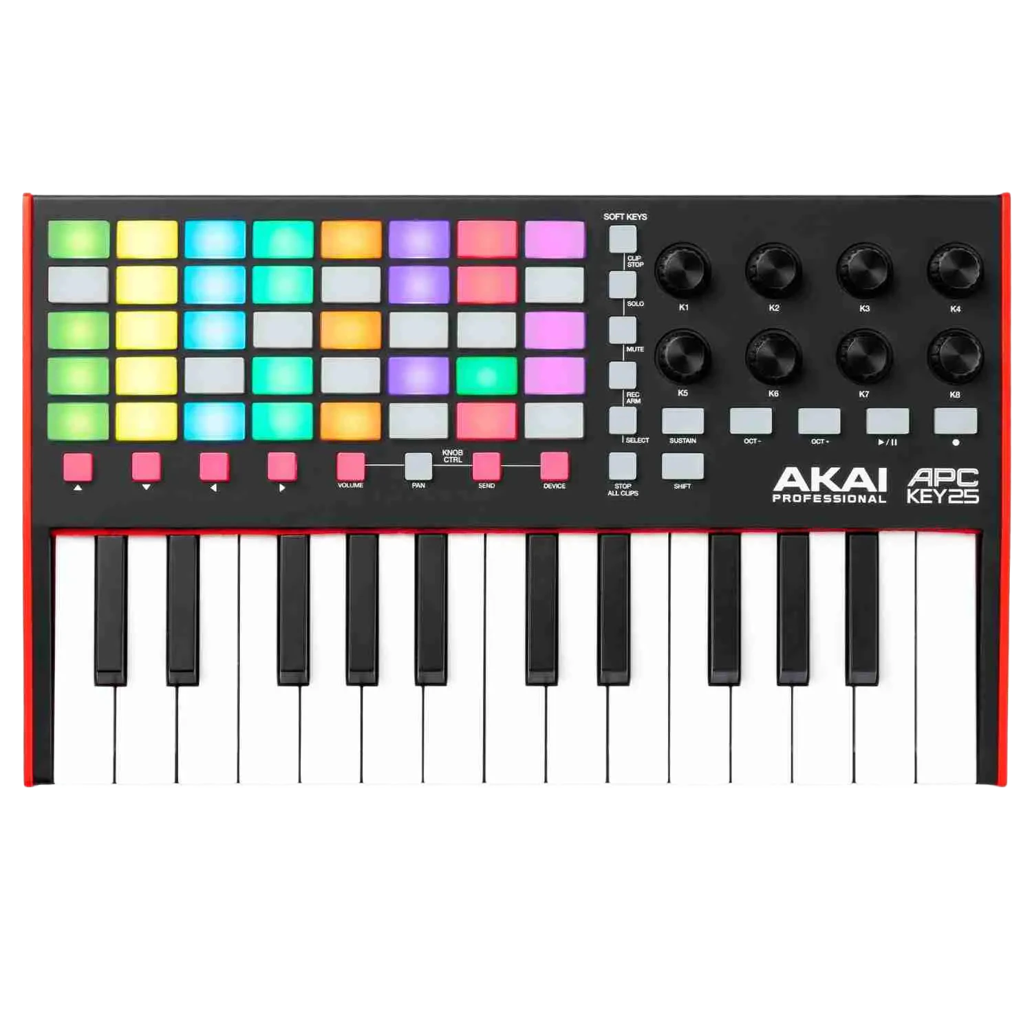 لوحة مفاتيح تحكم MIDI من Akai موديل APC Key 25 MK2 لبرنامج Ableton Live 1