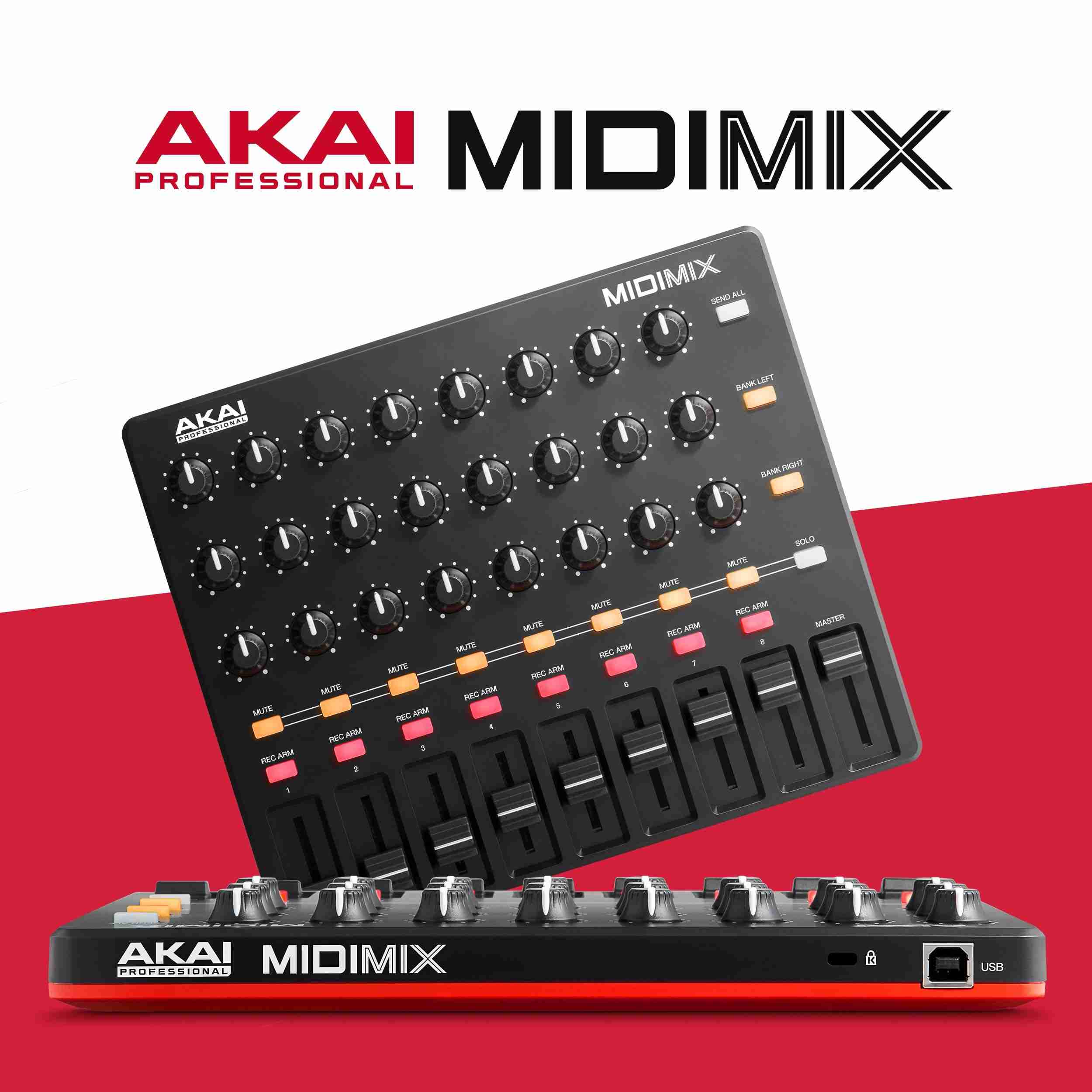 Akai Professional MIDImix Portable USB MIDI Mixer Controller 7