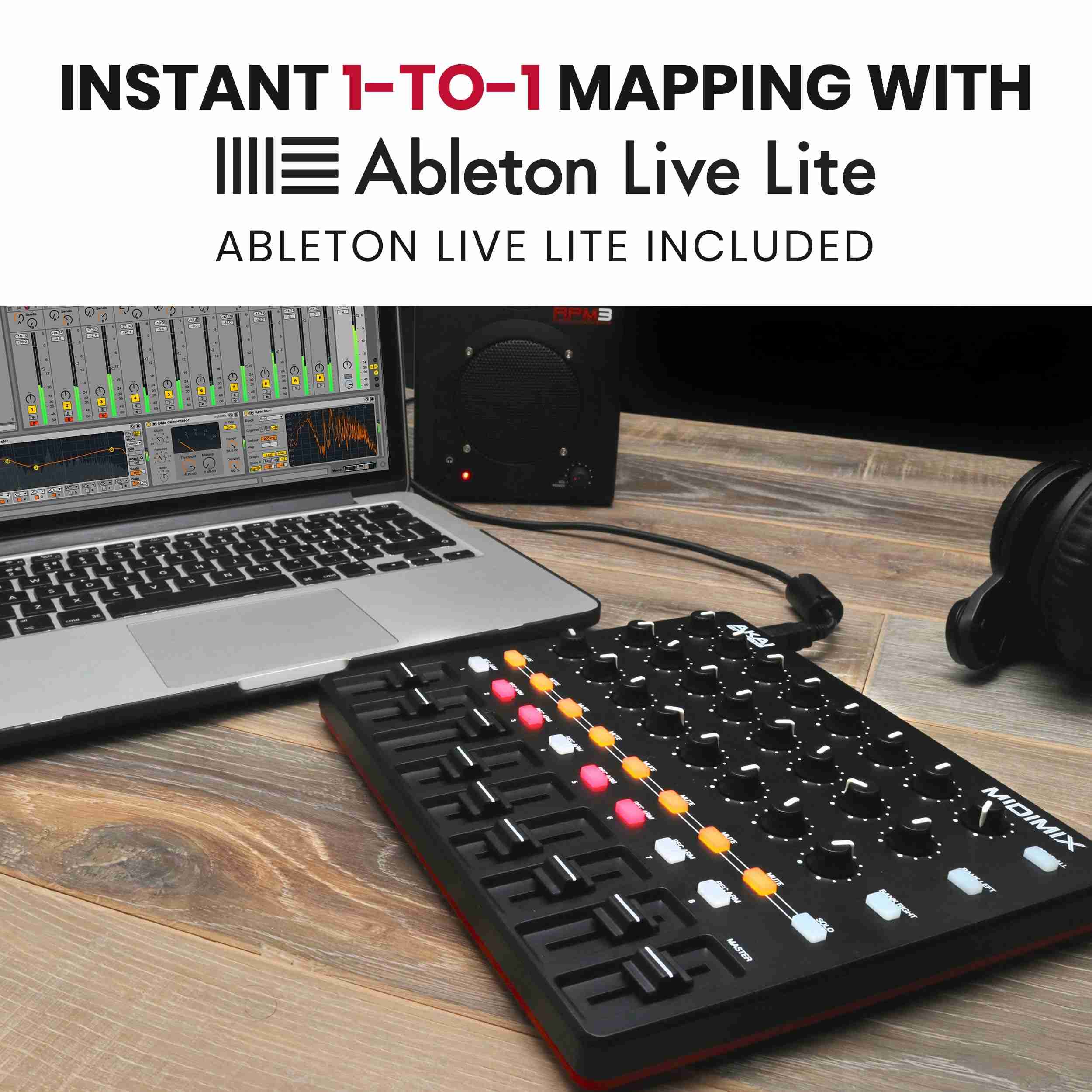 Akai Professional MIDImix Portable USB MIDI Mixer Controller 2